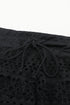 Lace Shorts Attached Swim Bottom